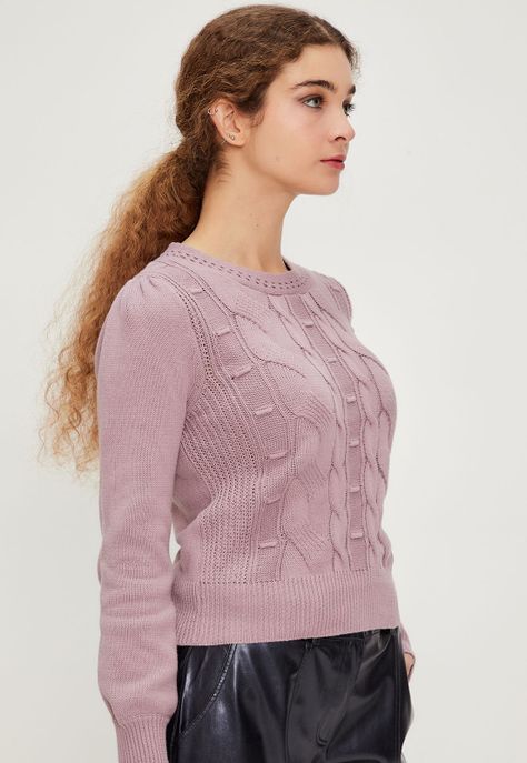 Sweater Liso Lila iO 18120224052211-2