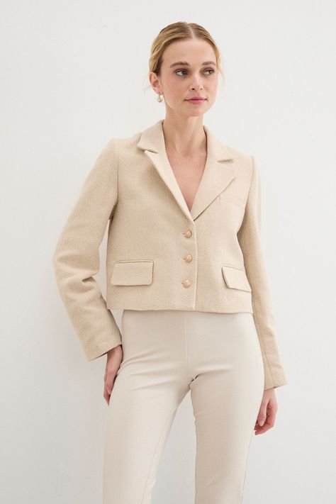 Blazer Fantasia Beige 16104125003106-1