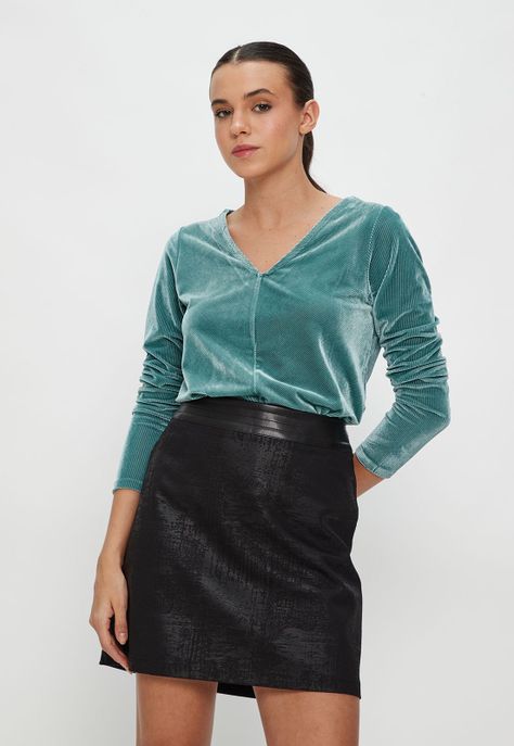 Polera Lisa Verde Ash 14207124011217-2