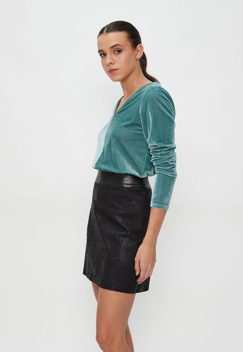 Polera Lisa Verde Ash 14207124011217-3