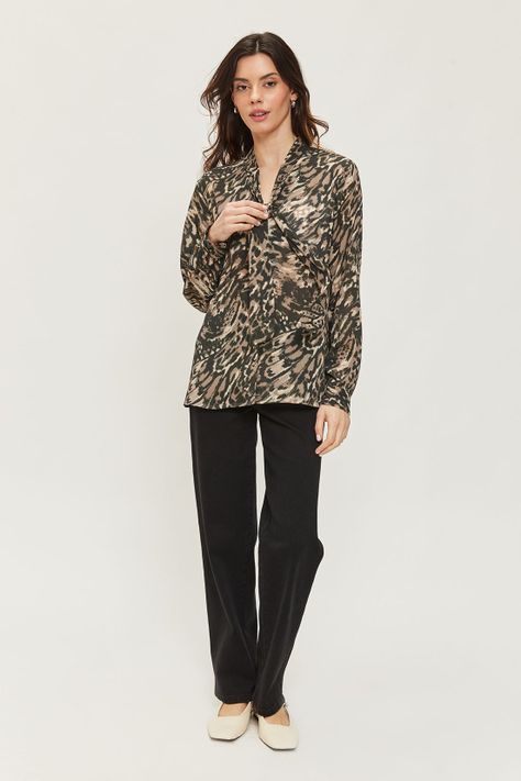 Blusa Fantasia Cafe Ash 14107124090129-4