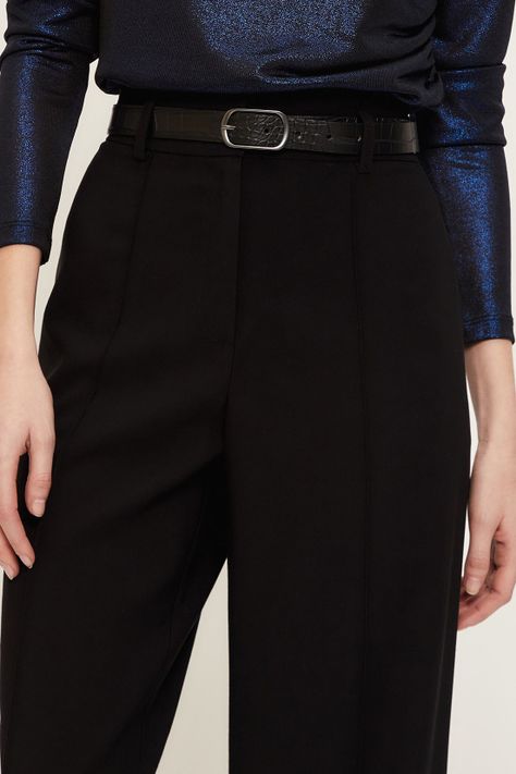 Pantalon Liso Negro iO 11020224009102-2