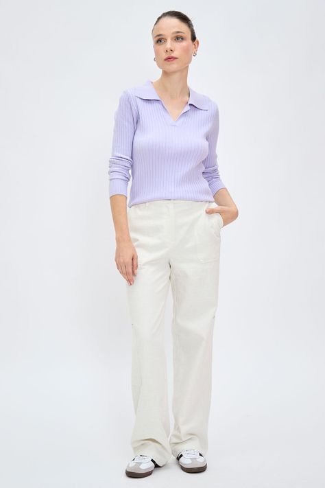 Sweater Liso Lila 18120224071211-3