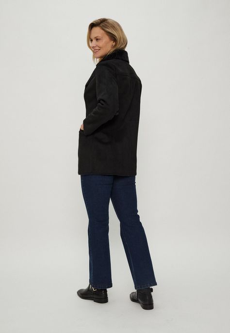 Chaqueta Bonded Negro Ma Griffe 17502124056102-4