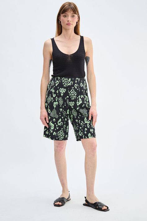 Short Estampado Verde Ash 11907224050137-0