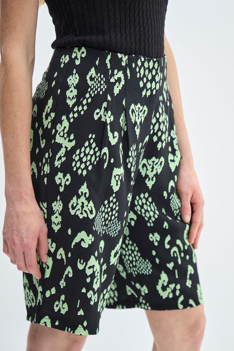 Short Estampado Verde Ash 11907224050137-2