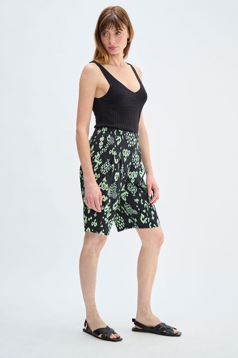 Short Estampado Verde Ash 11907224050137-3