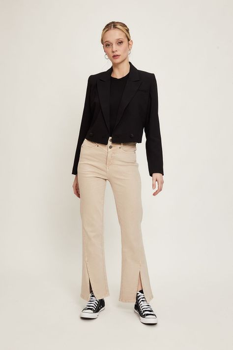 Blazer Liso Negro iO 16020224003102-0