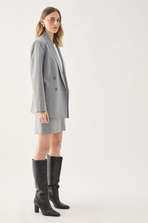 Blazer Raya Diplomatica Gris Ash 16107125001113-2