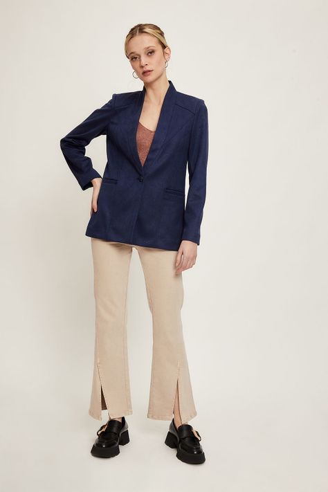 Blazer Liso Azul iO 16020224004104-1