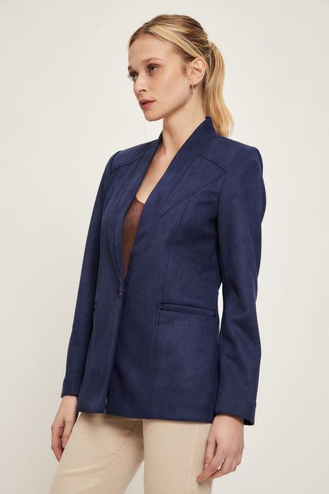 Blazer Liso Azul iO 16020224004104-3