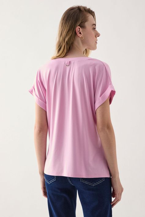 Polera Lisa Rosado 14207125002123-3