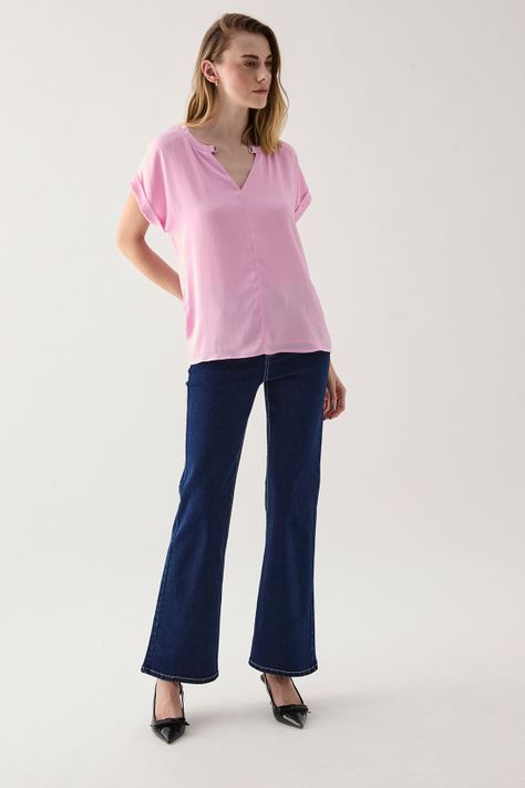 Polera Lisa Rosado 14207125002123-4