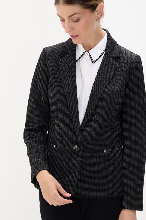 Blazer Fantasia Negro 16104125004102-0