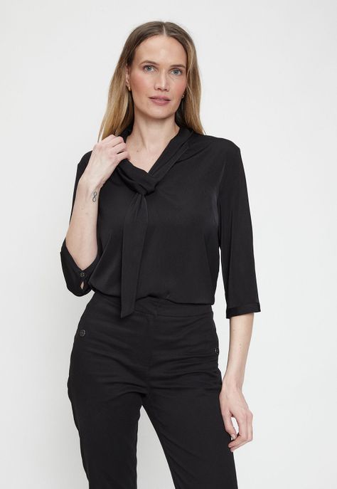 Blusa Lisa Negro Ma Griffe 14002224058102-0