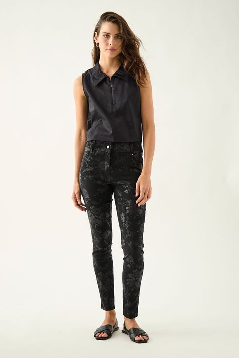 Pantalon Estampado Negro Ash 11107125050102-0