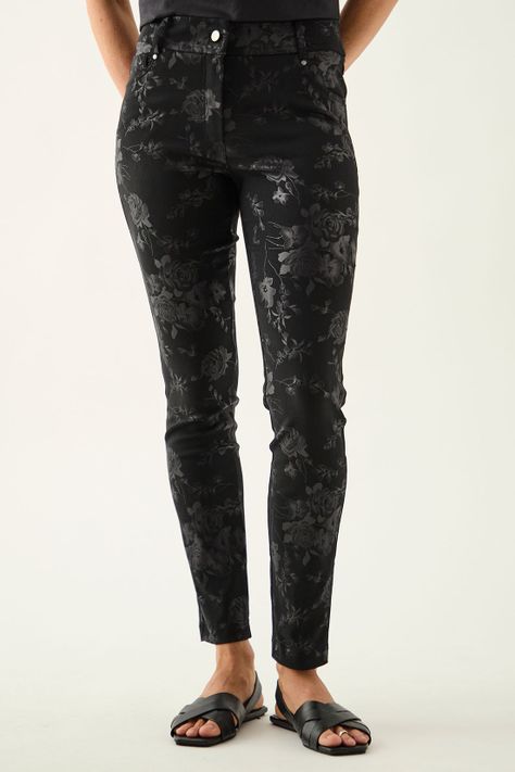 Pantalon Estampado Negro Ash 11107125050102-1