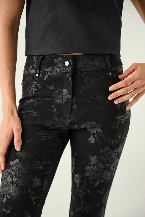 Pantalon Estampado Negro Ash 11107125050102-2