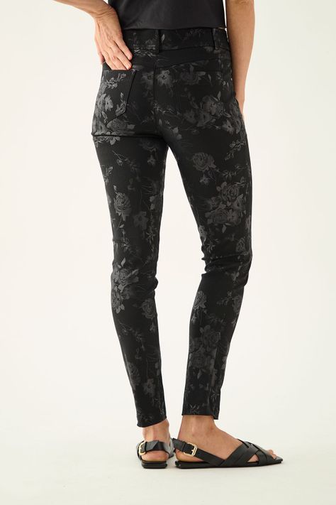 Pantalon Estampado Negro Ash 11107125050102-4