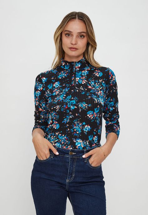Polera Fantasia Azul Ash 14307124054134-0