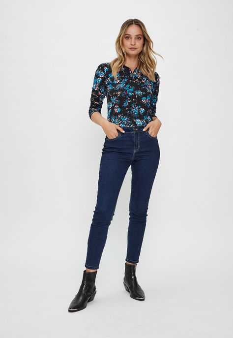 Polera Fantasia Azul Ash 14307124054134-1
