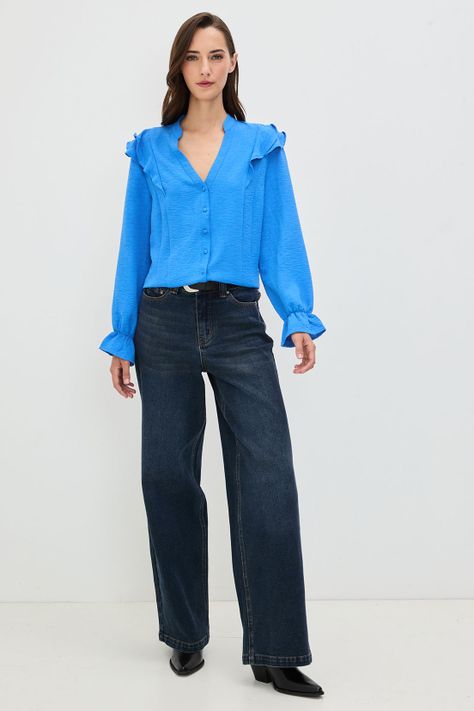 Blusa Lisa Azul 14020125066134-2