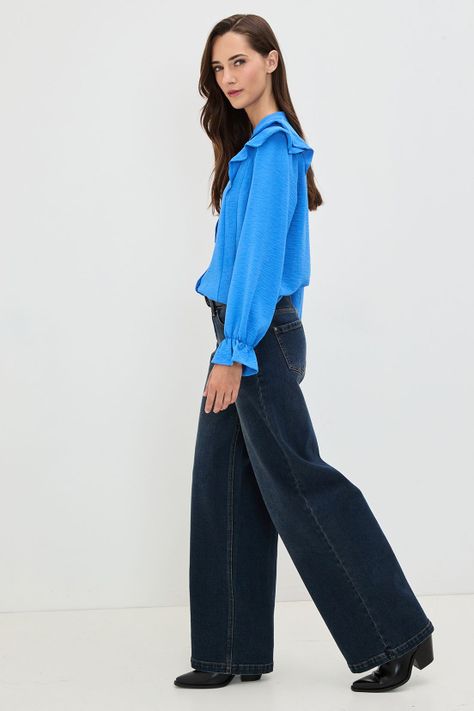 Blusa Lisa Azul 14020125066134-3