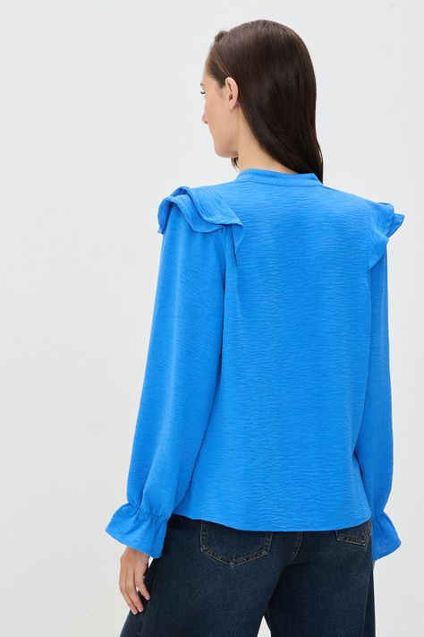 Blusa Lisa Azul 14020125066134-4