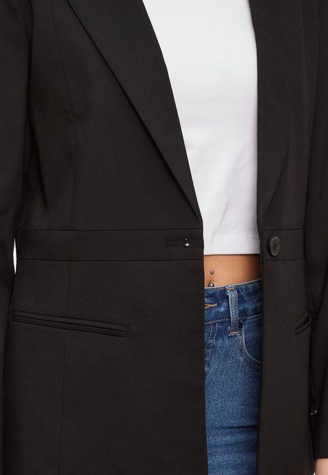 Blazer Liso Negro iO 16020224051102-1