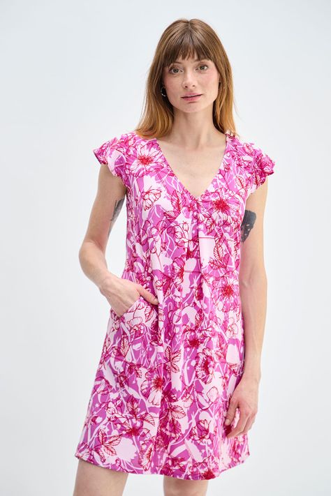 Vestido Estampado Morado Ash 13107224005121-2