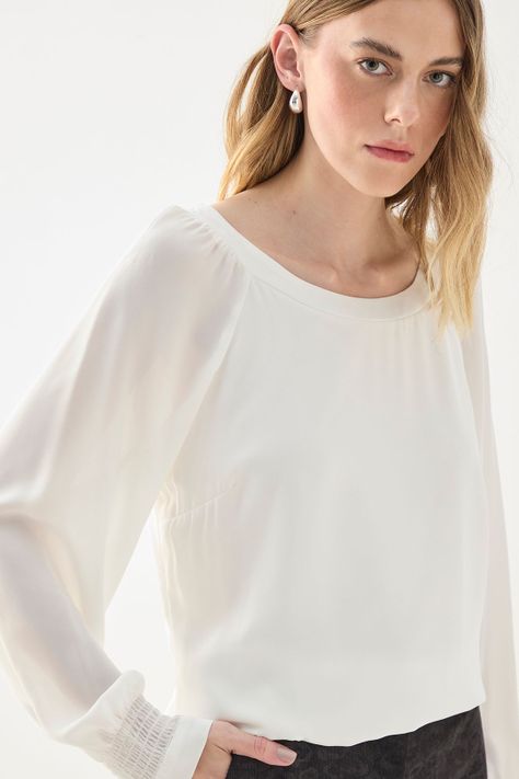 Blusa Manga Larga Lisa Crudo 14007125055105-1