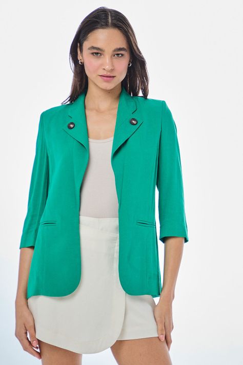 Blazer Liso Verde Oliva iO 16020224019107-0