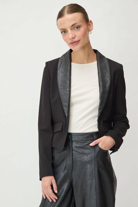 Blazer Liso Negro 16020125013102-4