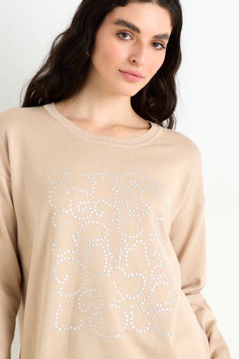 Sweater Liso Beige 18107125005106-1