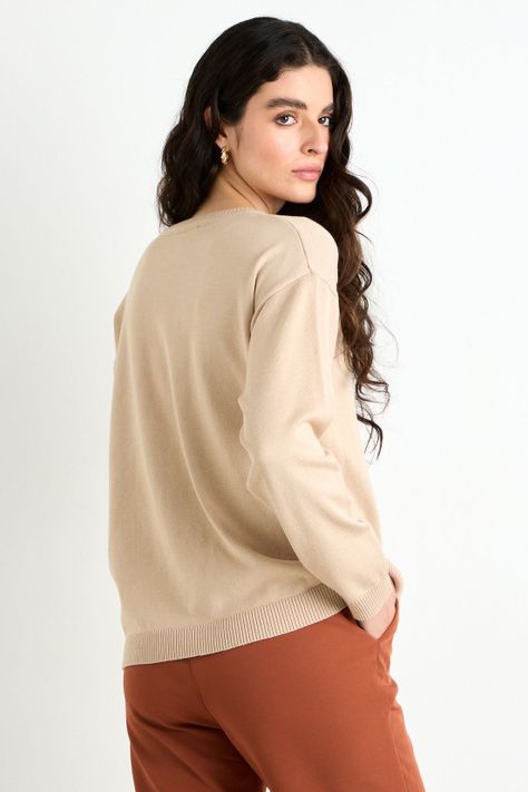 Sweater Liso Beige 18107125005106-3
