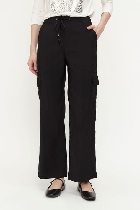 Pantalon Liso Cargo Negro Ash 11007224057102-1