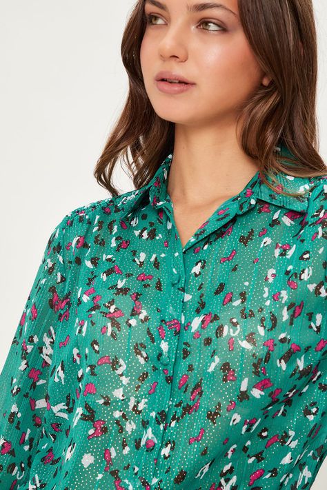 Blusa Fantasia Verde iO 14120124057217-0