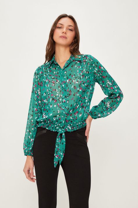 Blusa Fantasia Verde iO 14120124057217-1