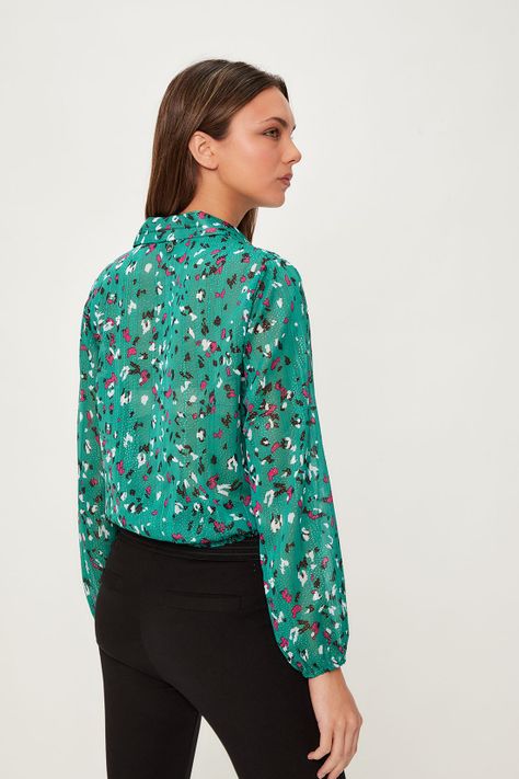 Blusa Fantasia Verde iO 14120124057217-4