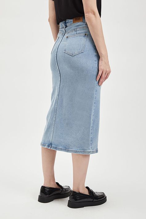 Falda Mezclilla Celeste Ash 12807224001110-3