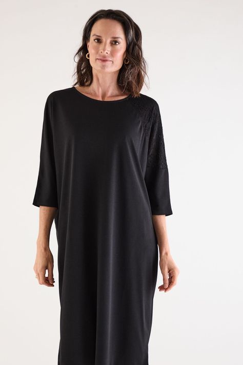 Vestido Liso Negro 13002125050102-3