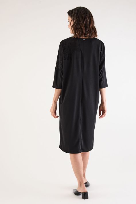 Vestido Liso Negro 13002125050102-4