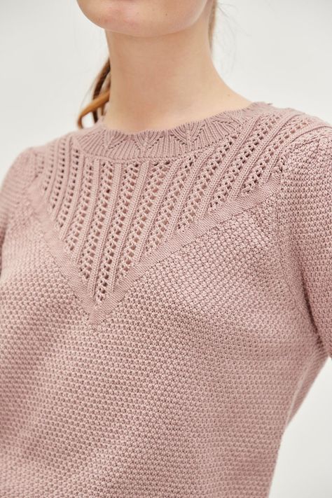 Sweater Liso Rosado iO 18120224003123-1