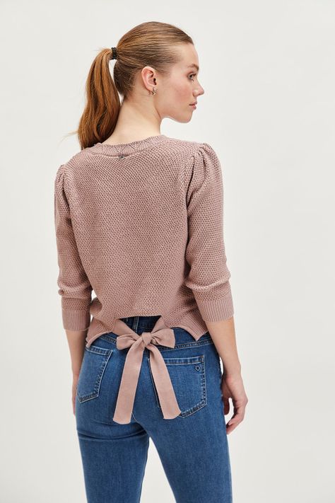 Sweater Liso Rosado iO 18120224003123-4