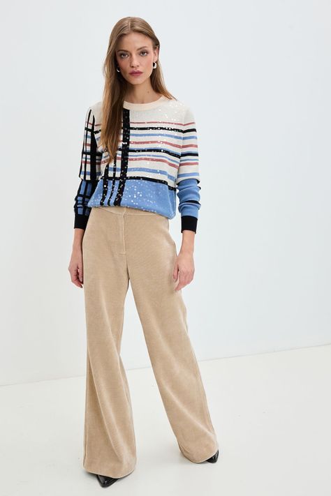 Pantalon Liso Beige 11020125014106-0