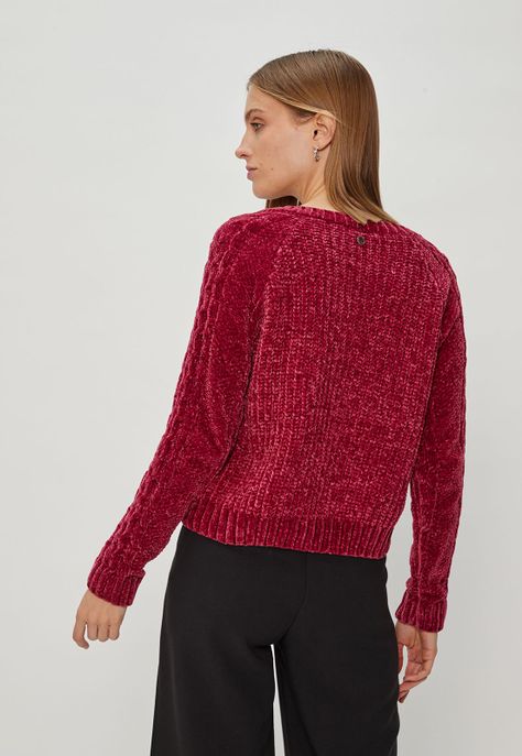 Sweater Liso Burdeo iO 18120124011112-4