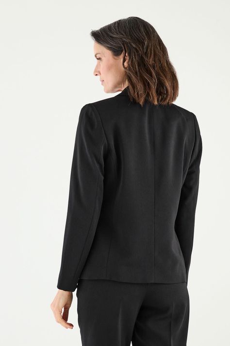 Blazer Dos Botones Negro Ma Griffe 16002125050102-3