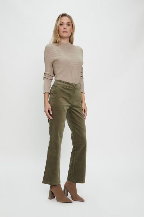Pantalon Liso Verde Ma Griffe 11002124059126-3
