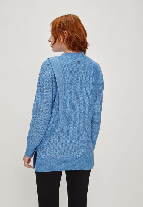Sweater Liso Celeste iO 18120124058110-4