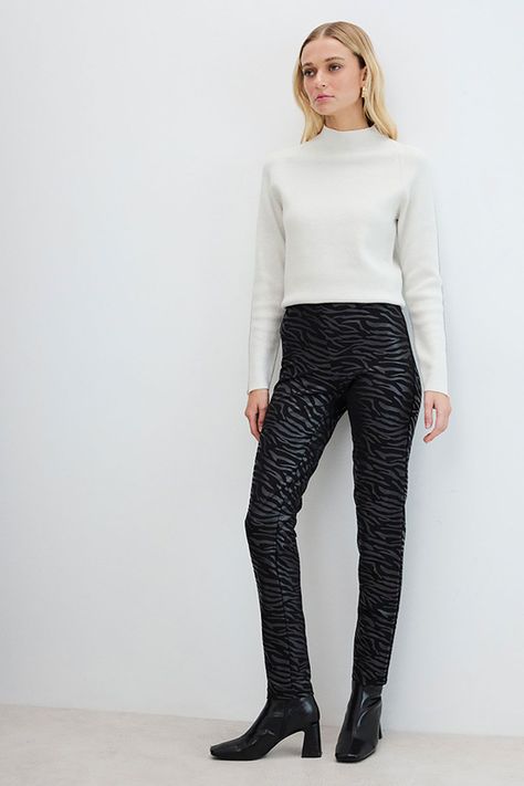Calza Print Negro 11607125001102-0